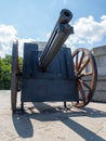 Old cannon at Mausoleum of Marasesti, Romania Royalty Free Stock Photo